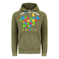 Vintage Olive Wear Blue For My Brother Autism Vintage Hoodie - CowhideDigitalArt