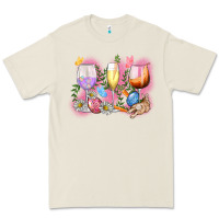 Bone Easter wine glasses  Easter Day Premium Tee - CowGirlArtShop