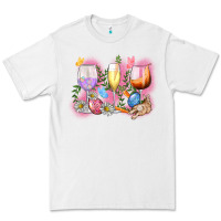 White Easter wine glasses  Easter Day Premium Tee - CowGirlArtShop