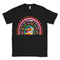 Black teacher pen apple books rainbow Classic Tee - Artiststas