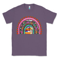Lavender teacher pen apple books rainbow Classic Tee - Artiststas