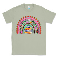 Matcha teacher pen apple books rainbow Classic Tee - Artiststas