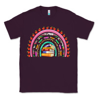 Plum teacher pen apple books rainbow Classic Tee - Artiststas