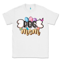 White Easter Dog Mom Easter Day Classic Tee - CowGirlArtShop