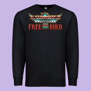 Thunderbird Free Bird Premium Sweatshirt Designed By Jahusdesignshop