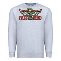 Heather Grey thunderbird free bird Premium Sweatshirt - JahusDesignShop