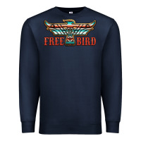 Navy thunderbird free bird Premium Sweatshirt - JahusDesignShop