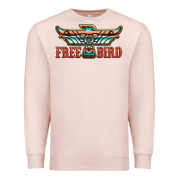 Pale Pink thunderbird free bird Premium Sweatshirt - JahusDesignShop