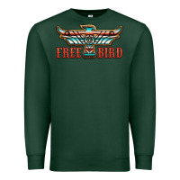 Sports Green thunderbird free bird Premium Sweatshirt - JahusDesignShop