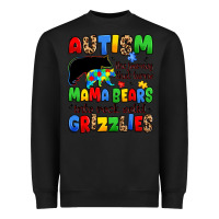 Black autism the journey that turns mama bears Heavyweight Sweatshirt - JahusDesignShop