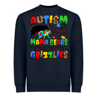 Navy autism the journey that turns mama bears Heavyweight Sweatshirt - JahusDesignShop