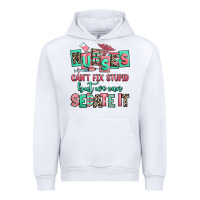 White nurses cant fix stupid but we can sedate it Urban Hoodie - RanaPortraitStore