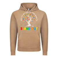 Vintage Coffee Why Fit In Autism Awareness Vintage Hoodie - CowhideDigitalArt