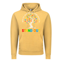 Vintage Mustard Why Fit In Autism Awareness Vintage Hoodie - CowhideDigitalArt