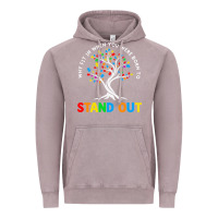 Vintage Zinc Why Fit In Autism Awareness Vintage Hoodie - CowhideDigitalArt