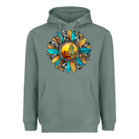 Sage sunset sunflower Heavyweight Hoodie - JahusDesignShop