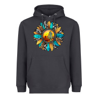 Smoke sunset sunflower Heavyweight Hoodie - JahusDesignShop