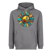 Storm sunset sunflower Heavyweight Hoodie - JahusDesignShop