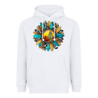 White sunset sunflower Heavyweight Hoodie - JahusDesignShop