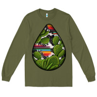 Army Green mexican teardrop  5 Long Sleeve Tee - BundleAndBundleShop