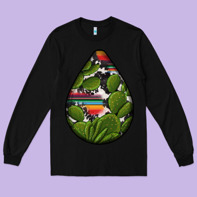 Mexican Teardrop  5 Long Sleeve Tee Designed By Bundleandbundleshop