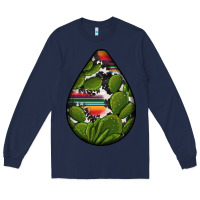 Navy mexican teardrop  5 Long Sleeve Tee - BundleAndBundleShop