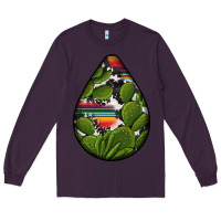 Plum mexican teardrop  5 Long Sleeve Tee - BundleAndBundleShop