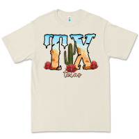Bone texas cactus Premium Tee - RanaPortraitStore