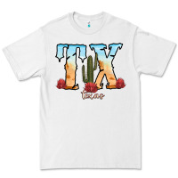 White texas cactus Premium Tee - RanaPortraitStore