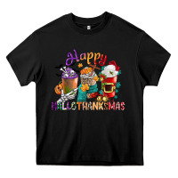 Black hallothanksmas coffee cups Heavy Core Tee - CowGirlArtShop