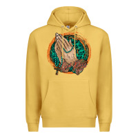 Antique Gold god bless you Premium Hoodie - RacoonDesign