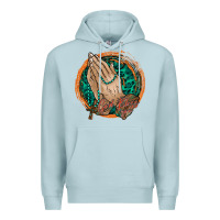 Blue Mist god bless you Premium Hoodie - RacoonDesign