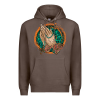 Coffee god bless you Premium Hoodie - RacoonDesign