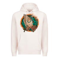 Pale Pink god bless you Premium Hoodie - RacoonDesign