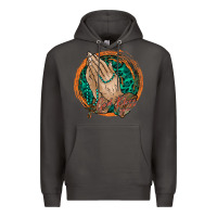Smoke god bless you Premium Hoodie - RacoonDesign