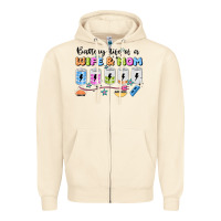 Sandshell battery life of a wife & mom Zipper Hoodie - JahusDesignShop