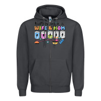 Smoke battery life of a wife & mom Zipper Hoodie - JahusDesignShop