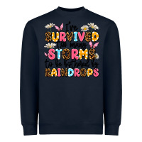 Navy i've survived too many storms Heavyweight Sweatshirt - JahusDesignShop
