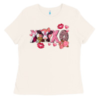 Bone Xoxo baby Cow Valentine's Day Ladies Tee - FaDigitalArtStudio