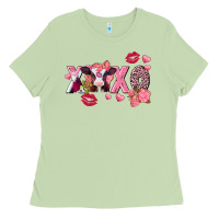Matcha Xoxo baby Cow Valentine's Day Ladies Tee - FaDigitalArtStudio