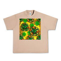 Burro St. Patrick's sunflower seamless pattern Urban Heavy Tee - BundleAndBundleShop