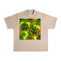 French Oak St. Patrick's sunflower seamless pattern Urban Heavy Tee - BundleAndBundleShop