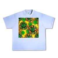 Grape Ice St. Patrick's sunflower seamless pattern Urban Heavy Tee - BundleAndBundleShop