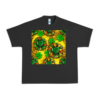 Pigment Black St. Patrick's sunflower seamless pattern Urban Heavy Tee - BundleAndBundleShop