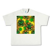 Pistachio St. Patrick's sunflower seamless pattern Urban Heavy Tee - BundleAndBundleShop