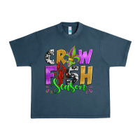 Midnight Navy crawfish season mardi gras carnival fleur de lis Urban Heavy Tee - Jasminsmagicworld