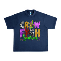 Navy crawfish season mardi gras carnival fleur de lis Urban Heavy Tee - Jasminsmagicworld
