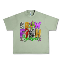 Oil Green crawfish season mardi gras carnival fleur de lis Urban Heavy Tee - Jasminsmagicworld
