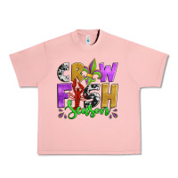 Salmon crawfish season mardi gras carnival fleur de lis Urban Heavy Tee - Jasminsmagicworld