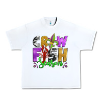 White crawfish season mardi gras carnival fleur de lis Urban Heavy Tee - Jasminsmagicworld